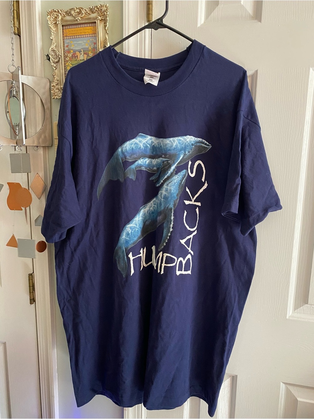 VTG Humpback Whales T-Shirt Men's 2XL Fruit Of The Loom Single Stitch